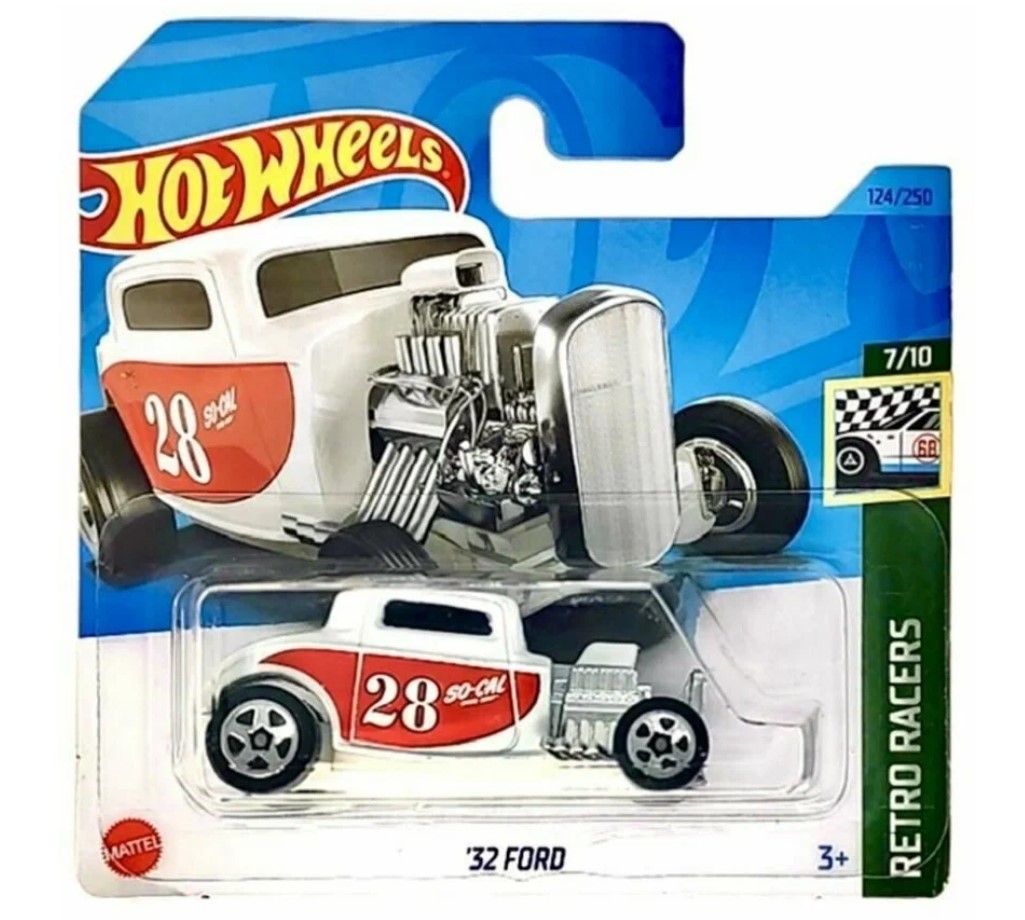 

Машинка базовой коллекции Hot Wheels `32 FORD 5785/HKH04, Белый;красный, 5785/HKH04