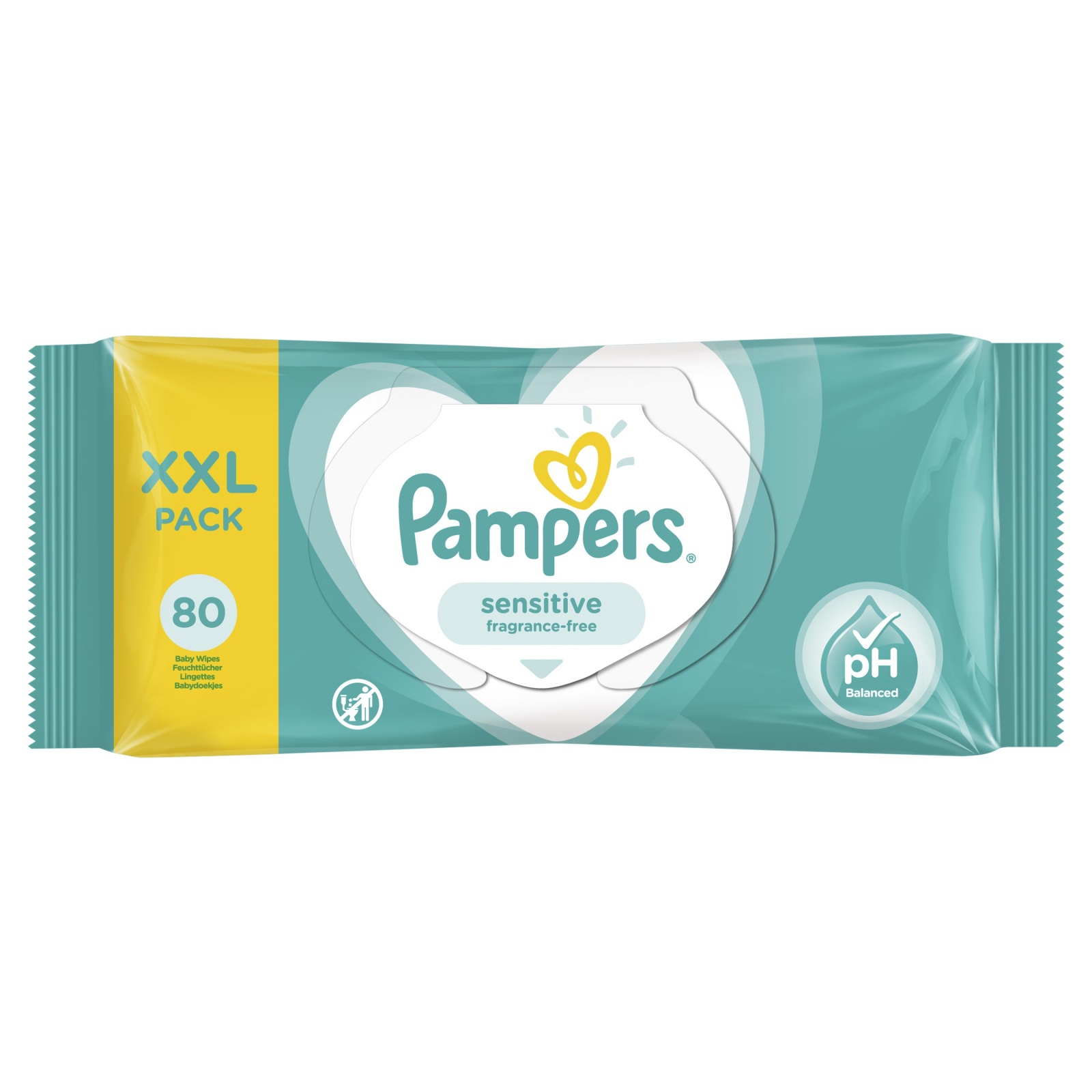 фото Pampers sensitive, 80 шт