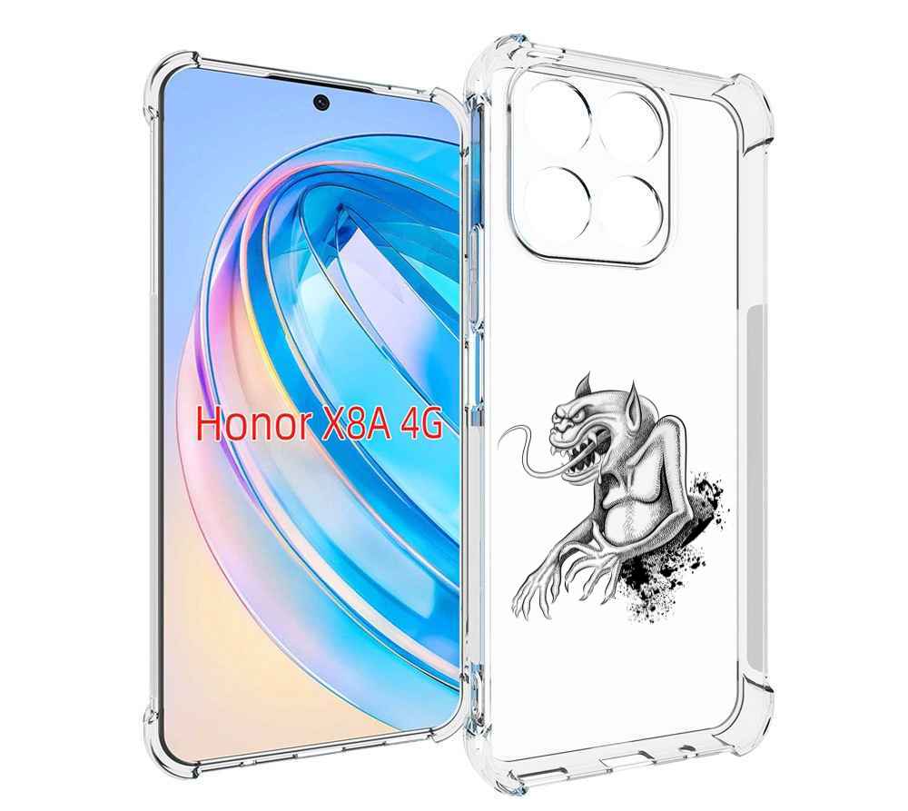 

Чехол MyPads чорт для Honor X8a, Tocco