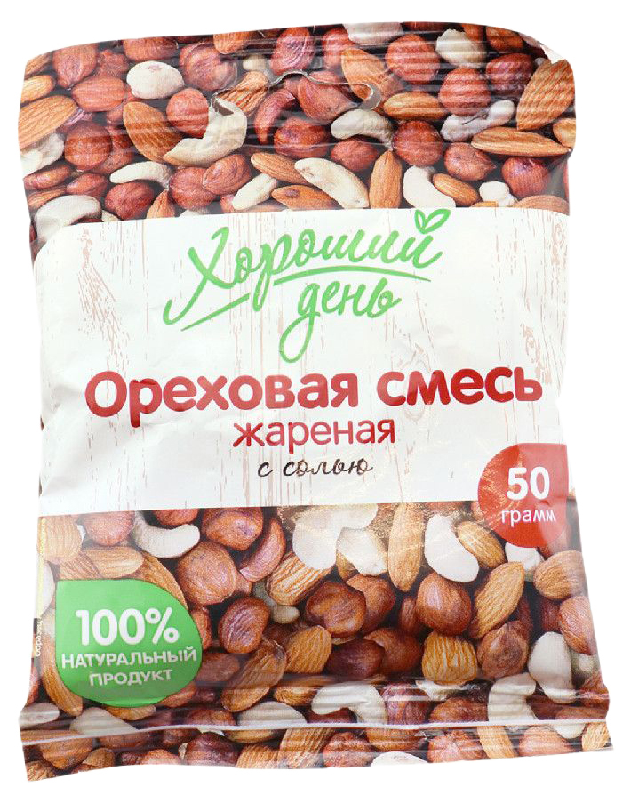 

Ореховая смесь Хороший день с солью 50 г