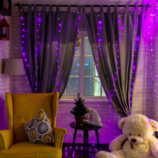 

Световой занавес Дождь из росы NEON-NIGHT 315-987 3х3 м, 300 LED, розовый, LED-CURTAIN-IN-P