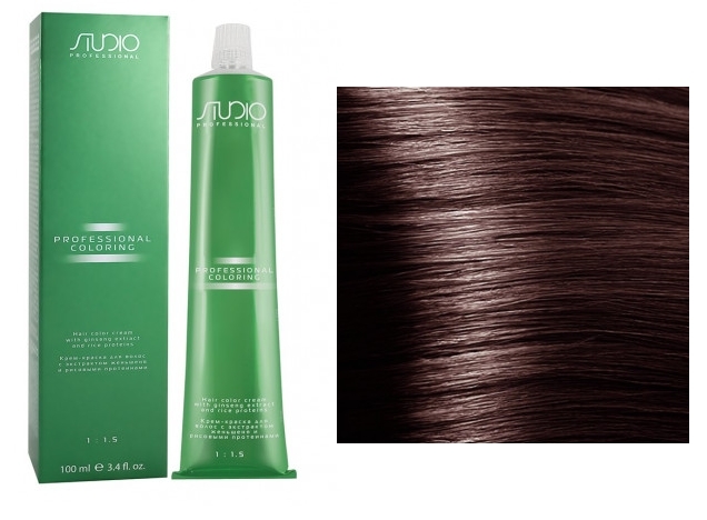Краска Kapous Studio Professional 4.5 стойкая крем краска для волос londa professional 7 07 блонд натурально коричн ammonia free
