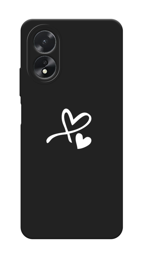 

Чехол Awog на Oppo A18 / Оппо А18 "Сердечко минимализм", Белый, 2515452-1