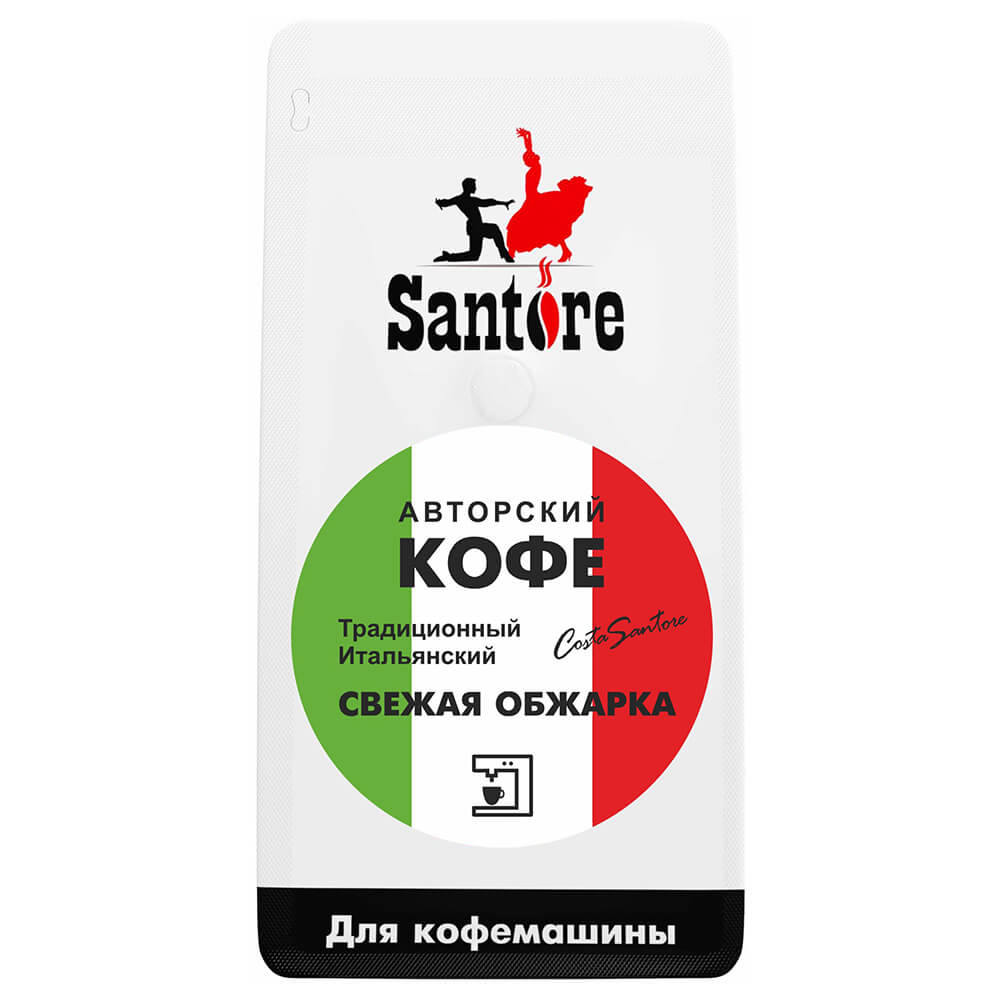 

Кофе Santore Традиционный итальянский в зернах 250 г