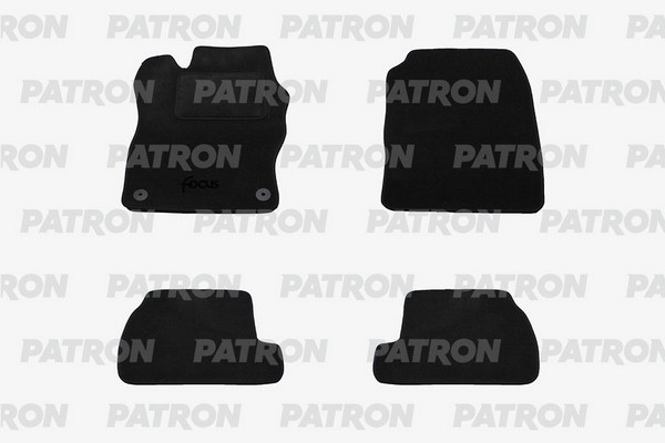 Комплект Автомобильных Ковриков Текстильных Ford Focus Iv 2014-2018 PATRON PCCFRD00151 100029773913