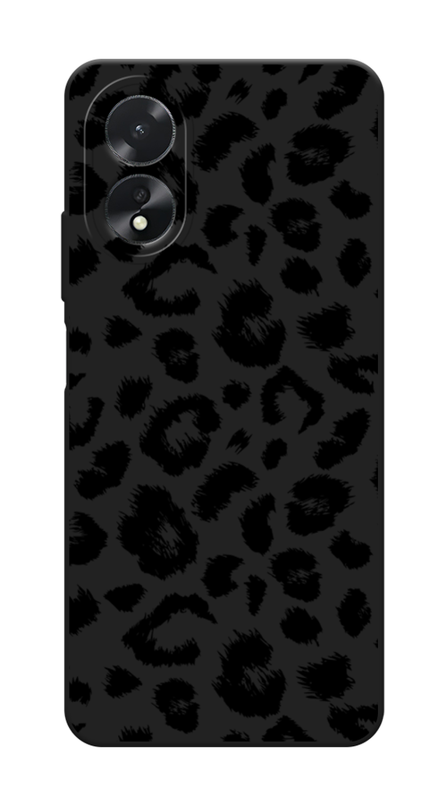 

Чехол Awog на Oppo A18 / Оппо А18 "Окрас леопарда фон", Черный, 2515452-1