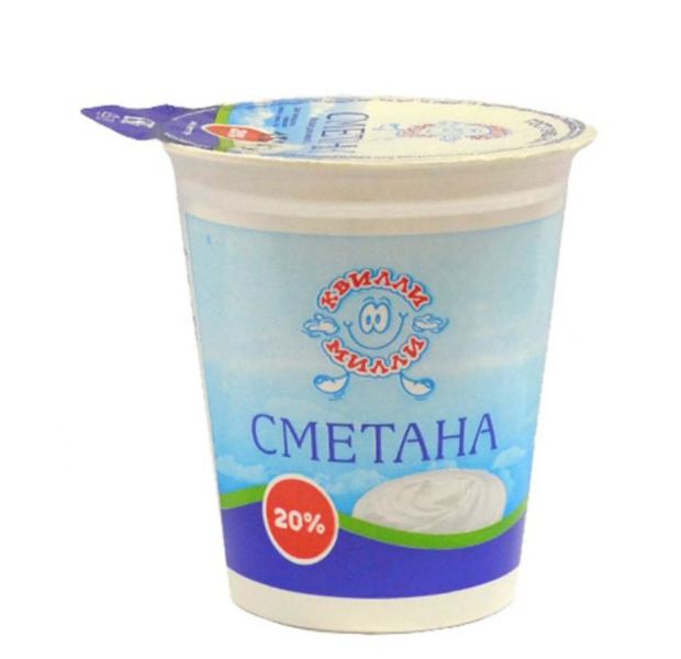 

Сметана Квилли Милли 20% БЗМЖ 200 г