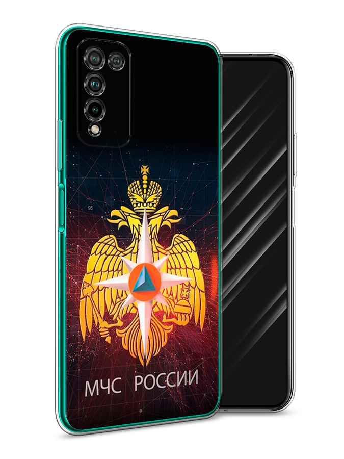 

Чехол Awog на Honor 10X Lite "МЧС России", Черный;желтый;красный, 6104650-5