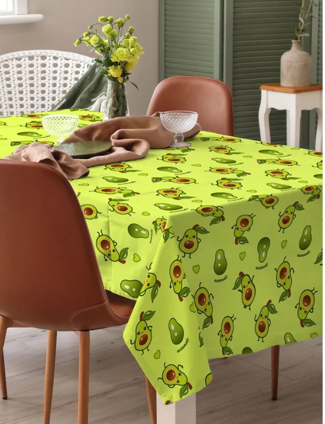 

Скатерть рогожка 145х180 Crazy Getup Avocado
