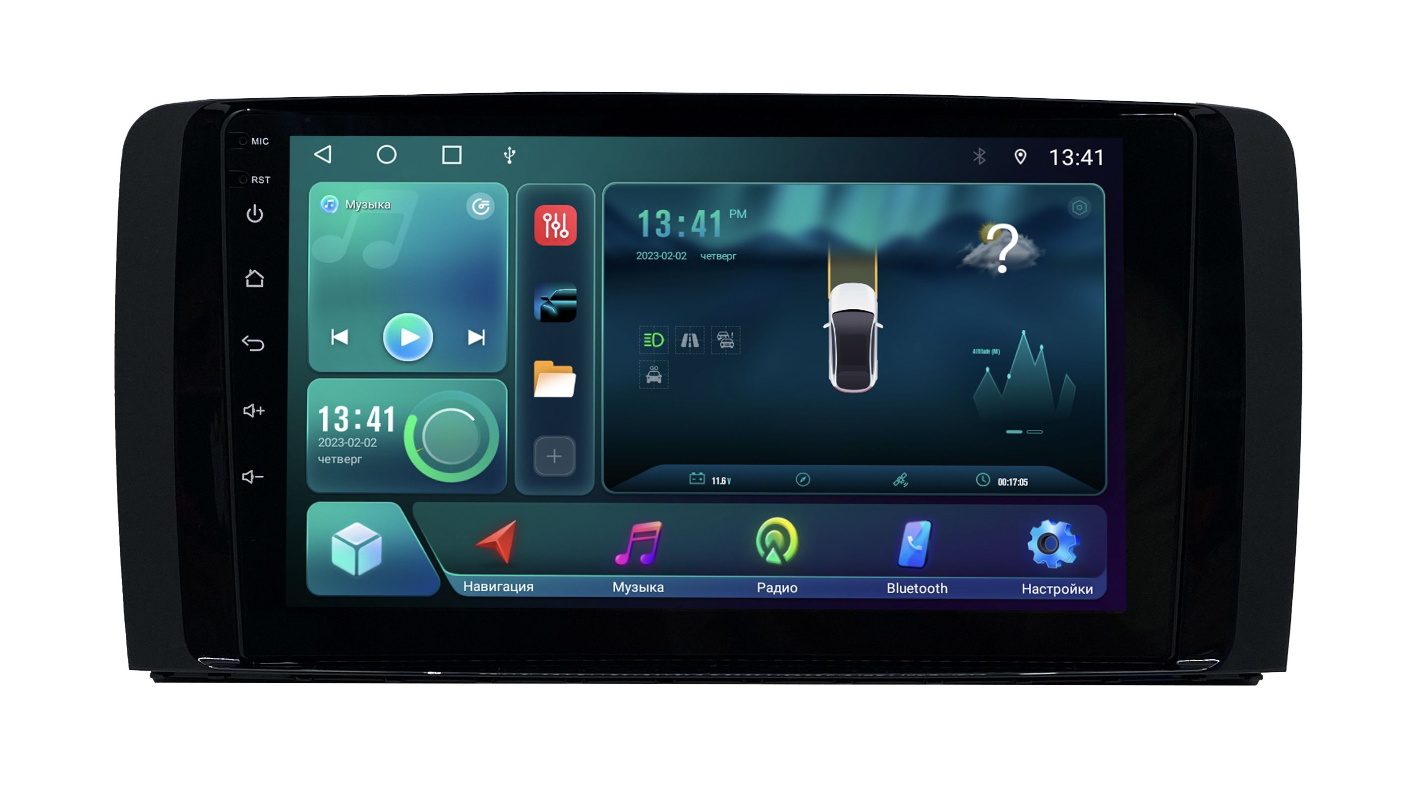 Штатная магнитола ANDROID Mercedes-Benz R Class W251 2005-2017 Android 12 232 GB Му 2258600₽