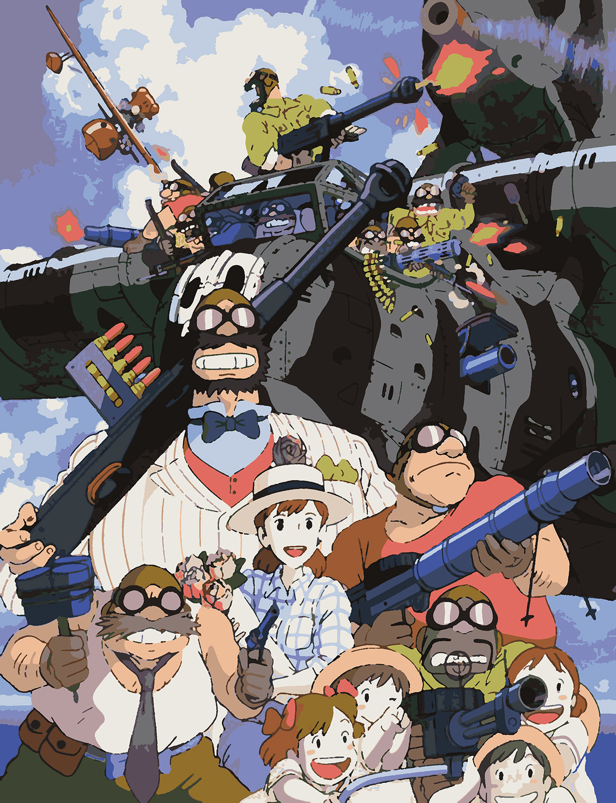 

Картина по номерам Красиво Красим Миядзаки, 40 х 60 см, Миядзаки