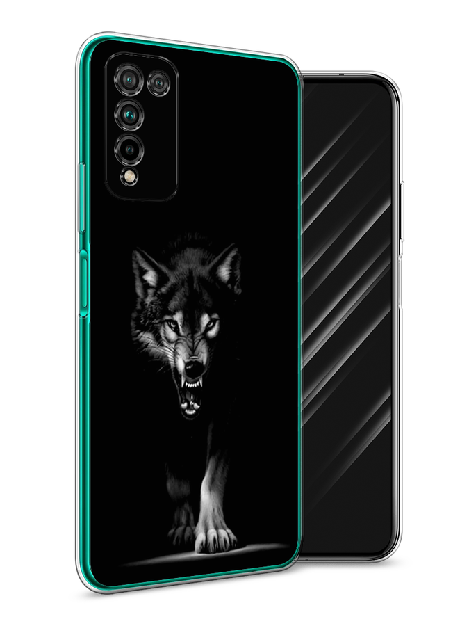 фото Чехол awog "волк выходит из ночи" для honor 10x lite