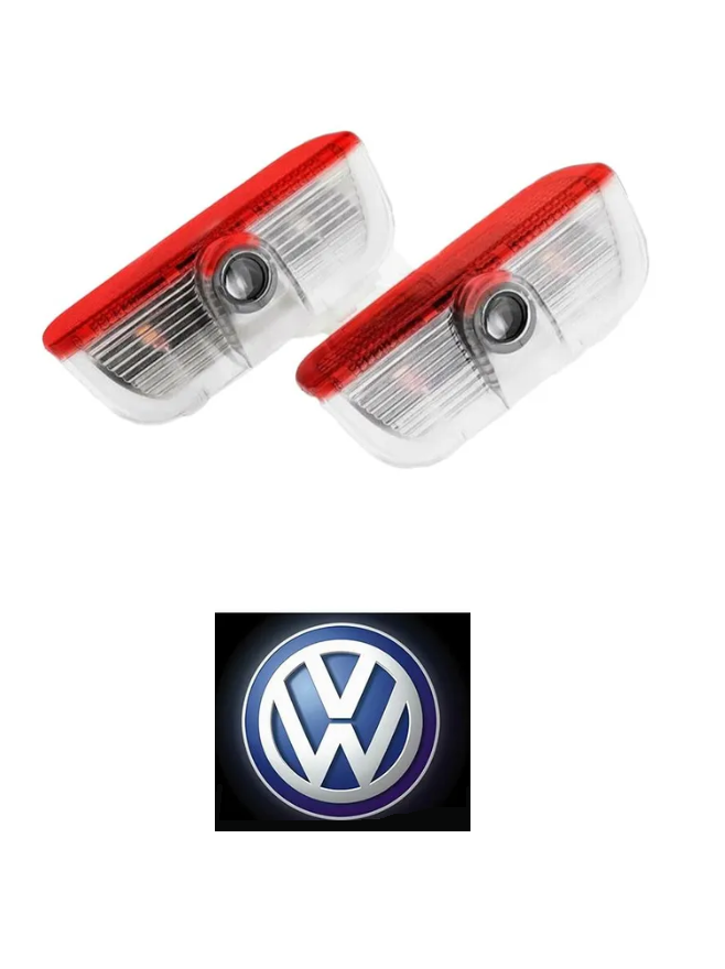 Светодиодная подсветка дверей LUMLEDIO с лого WOLKSVAGEN в дверь автомобиля SL-GY-V5