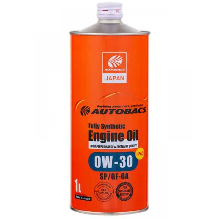 AUTOBACS A00032233 Масло моторное AUTOBACS 0W-30 SP/GF-6 синт. 1L