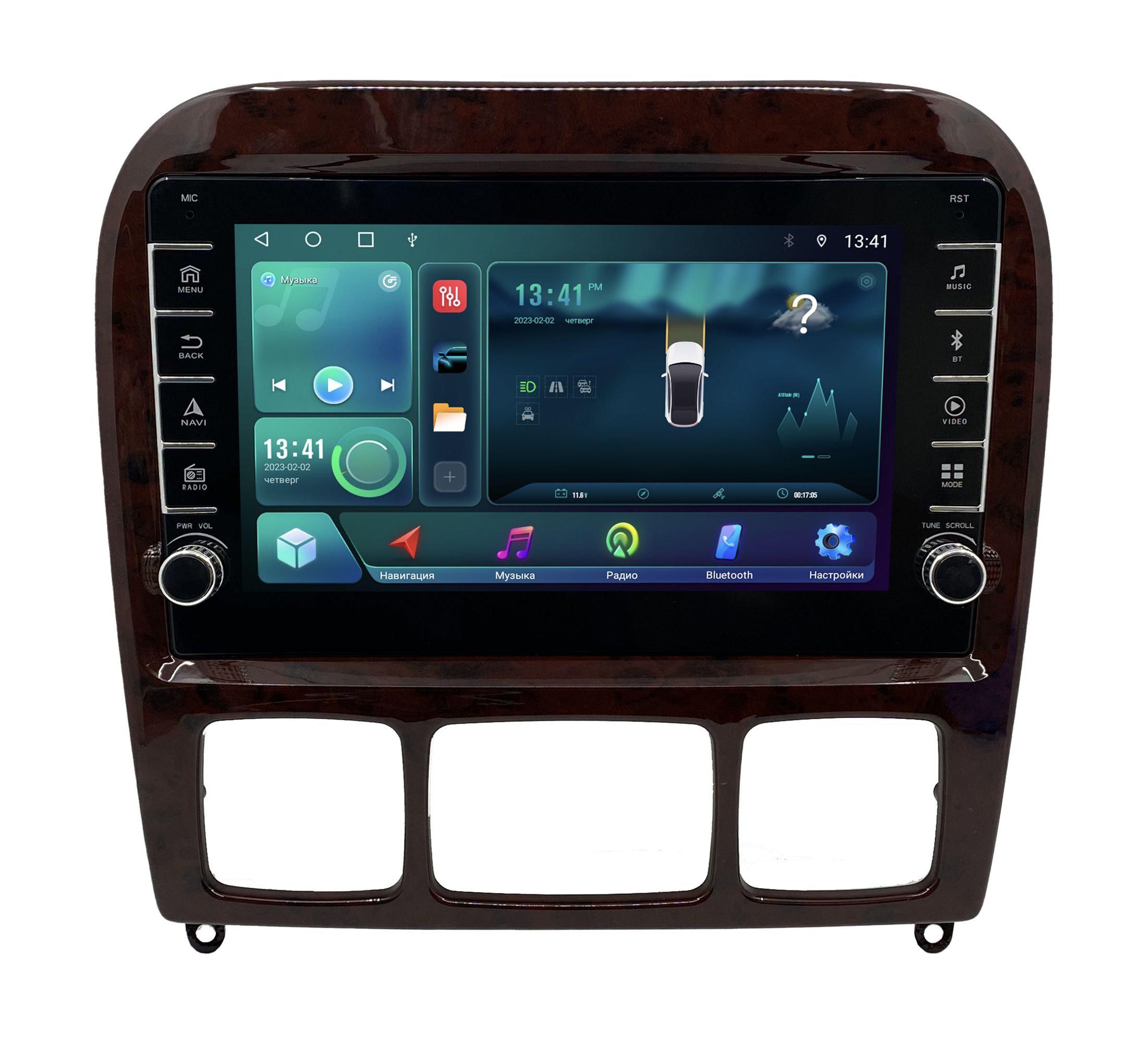 Штатная магнитола ANDROID Mercedes-Benz S Class W220 1998-2005 Android 12 216 GB с к 2501600₽