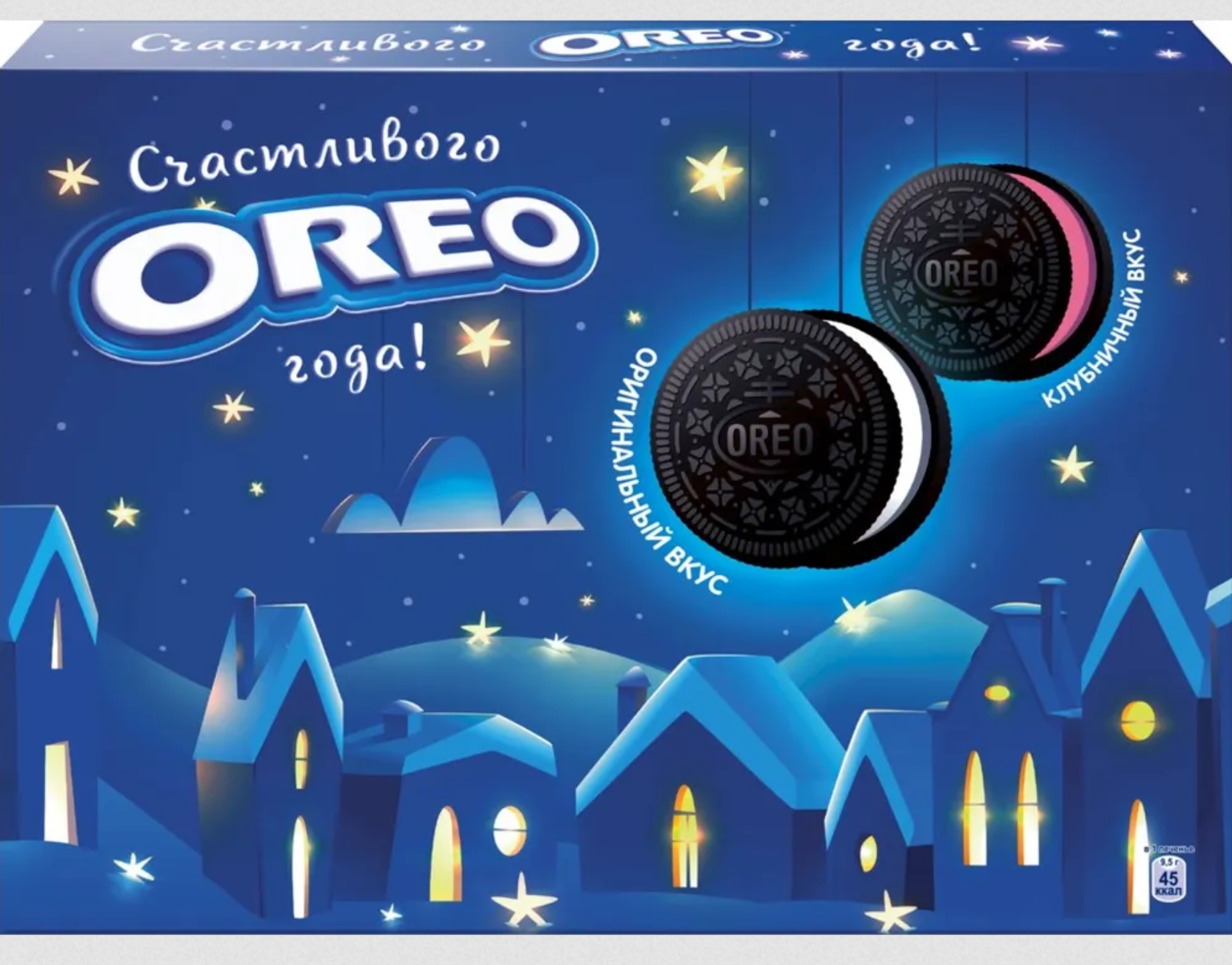 фото Печенье oreo mini с какао и ванильно-клубничным вкусом 456г