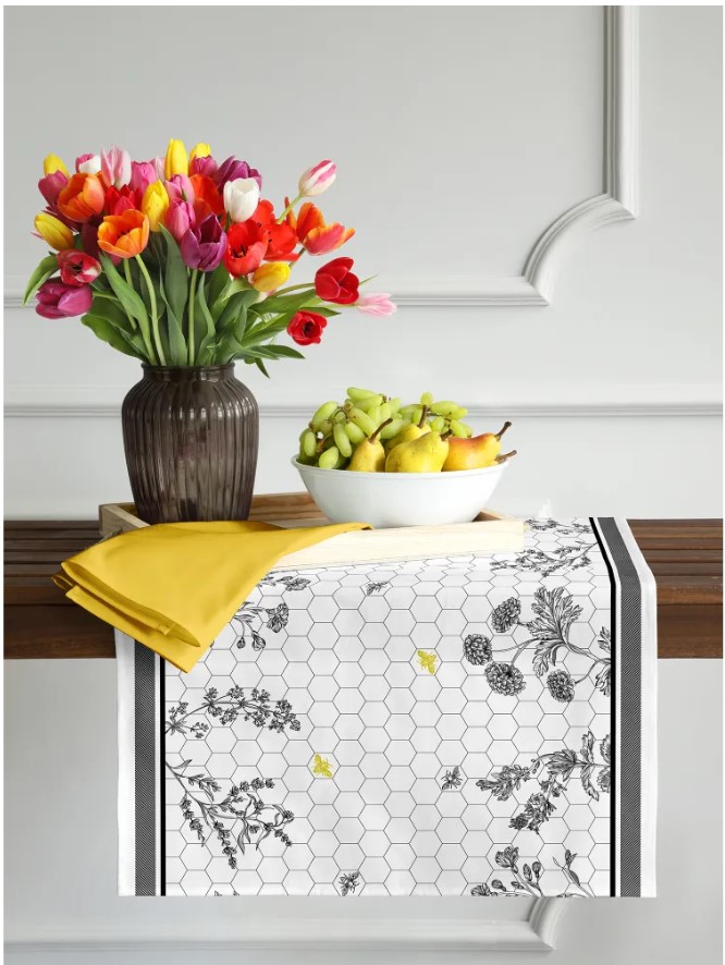

Скатерть-дорожка 50х145 Mia Cara Honey Bee, Honey Bee