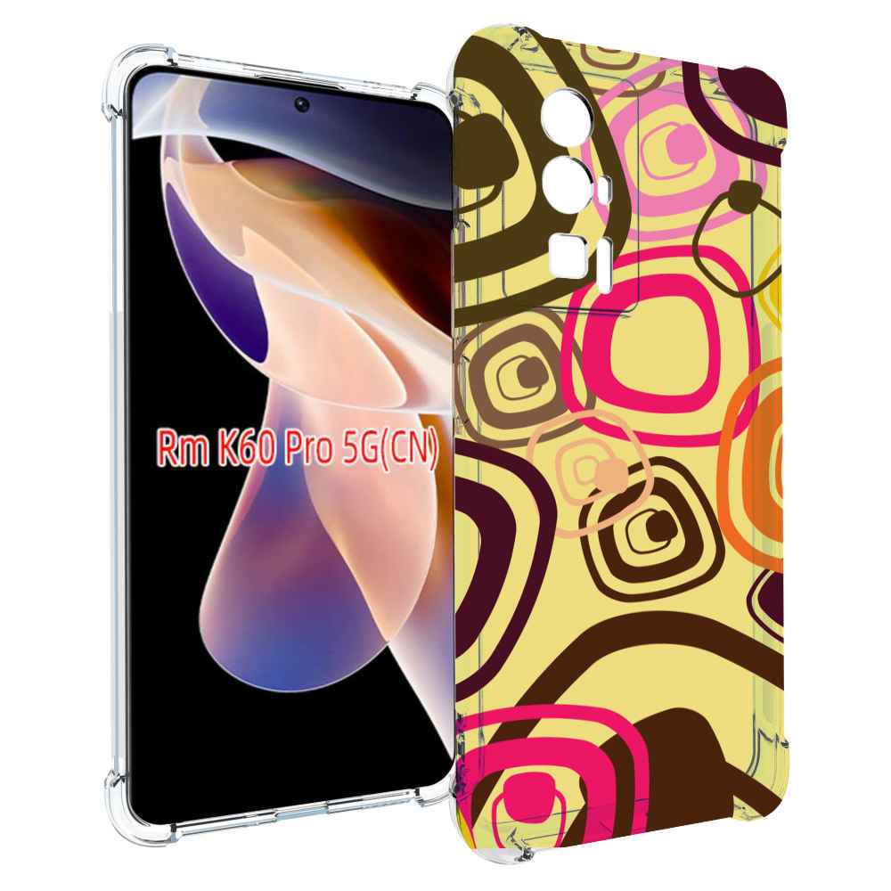 

Чехол MyPads абстракция-на-желтом-фоне для Xiaomi Redmi K60 Pro, Прозрачный, Tocco