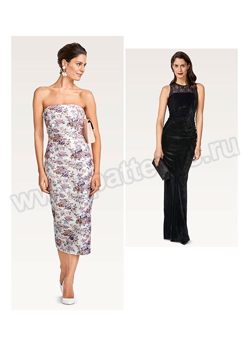 

Выкройка Burda №6483 — Вечернее платье