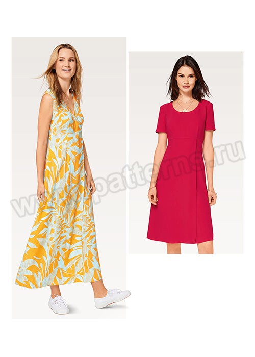 

Выкройка Burda №6496 — Платье