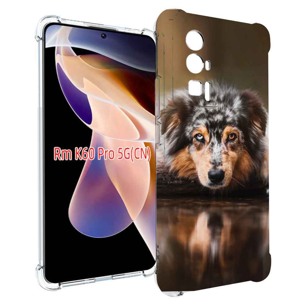 

Чехол MyPads австралииская овчарка для Xiaomi Redmi K60 Pro, Прозрачный, Tocco