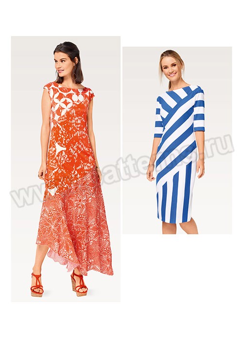 

Выкройка Burda №6500 — Платье