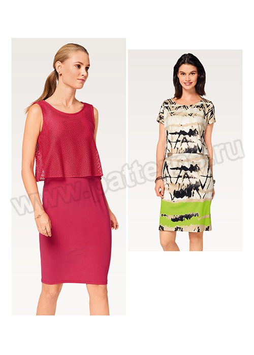 

Выкройка Burda №6508 — Платье