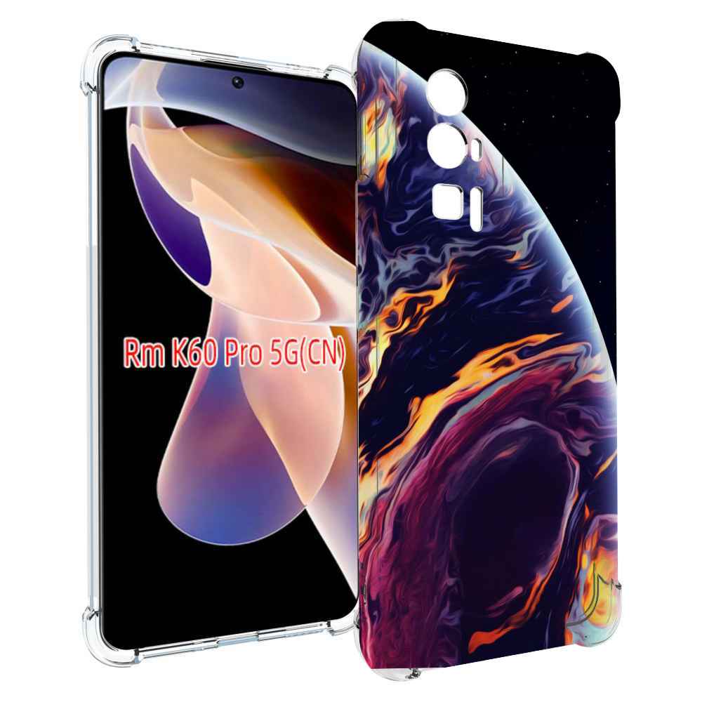 

Чехол MyPads акварельная планета для Xiaomi Redmi K60 Pro, Прозрачный, Tocco