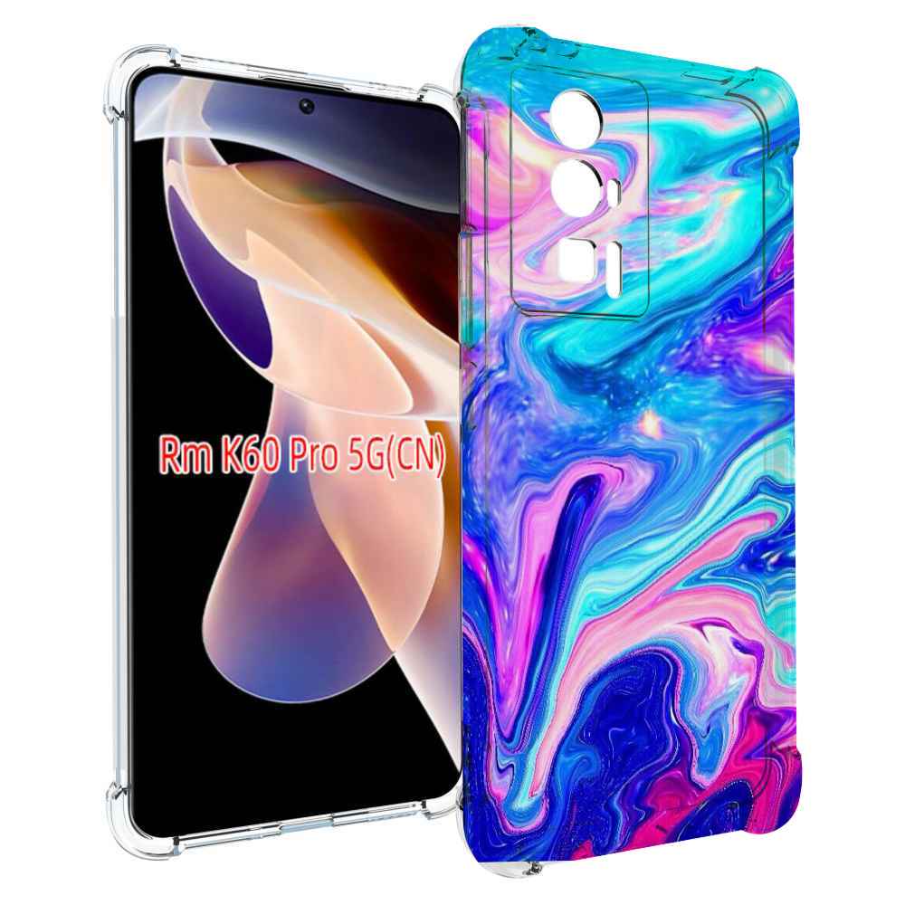 

Чехол MyPads акварельные-краски для Xiaomi Redmi K60 Pro, Прозрачный, Tocco