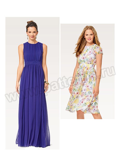 

Выкройка Burda №6518 — Платье