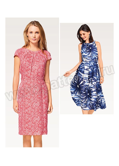 

Выкройка Burda №6521 — Платье