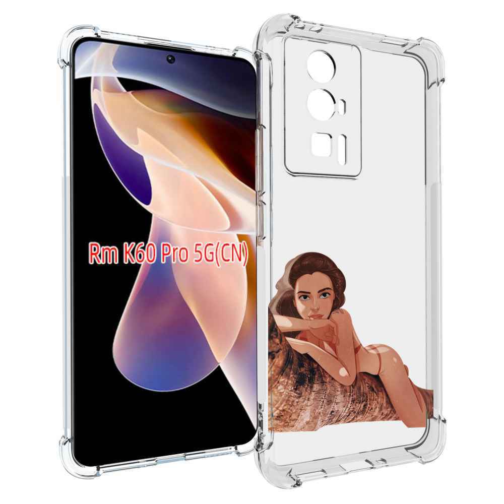 

Чехол MyPads амазонка-на-дереве для Xiaomi Redmi K60 Pro, Прозрачный, Tocco
