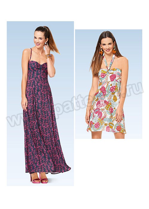 

Выкройка Burda №6537 — Платье-Сарафан