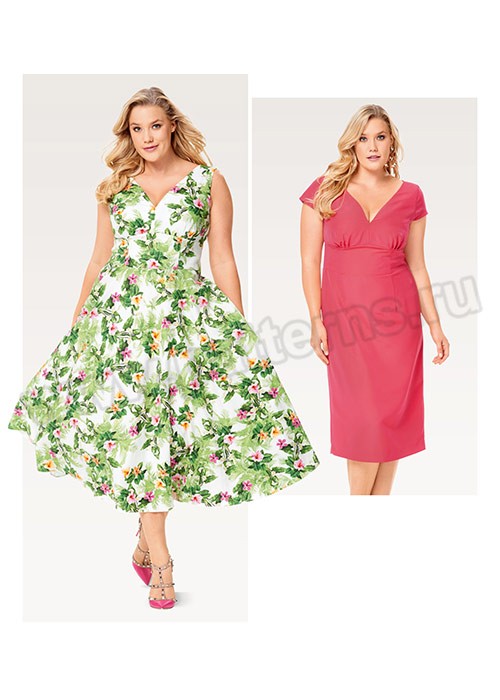 

Выкройка Burda №6549 — Платье