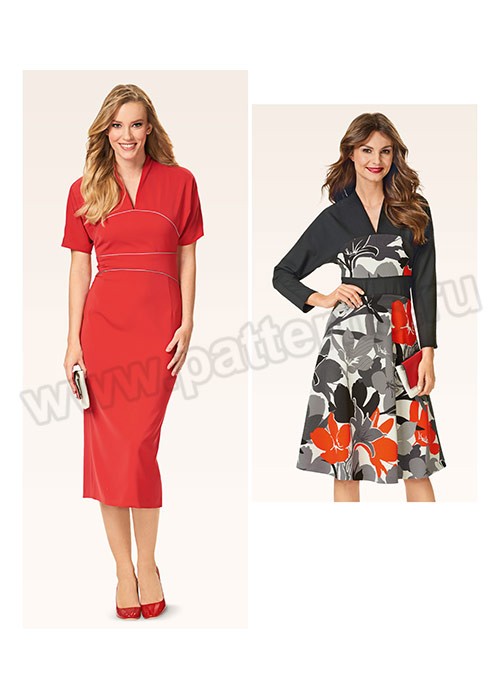 

Выкройка Burda №6564 — Платье