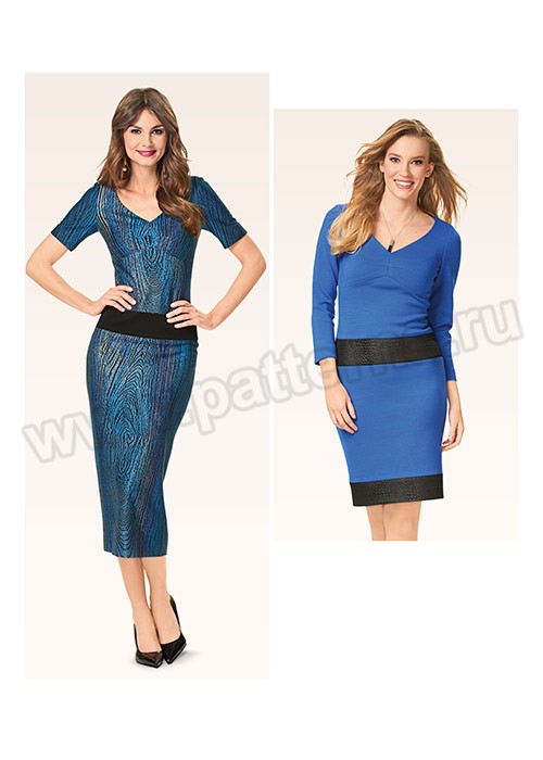 

Выкройка Burda №6576 — Платье