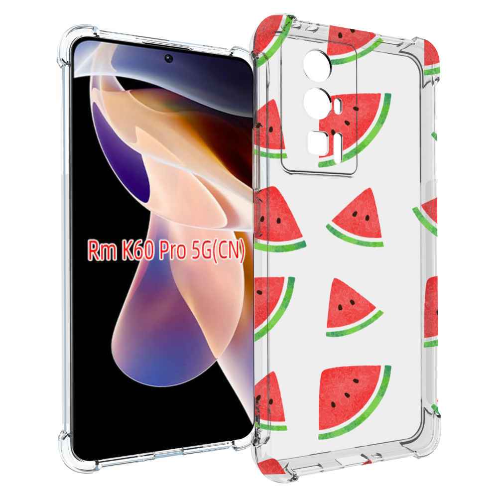 

Чехол MyPads арбузики для Xiaomi Redmi K60 Pro, Прозрачный, Tocco