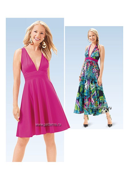 

Выкройка Burda №6652 — Платье