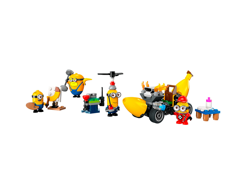 

Конструктор LEGO Minions Миньоны и Бананакар, 136 деталей, 75580, 75580
