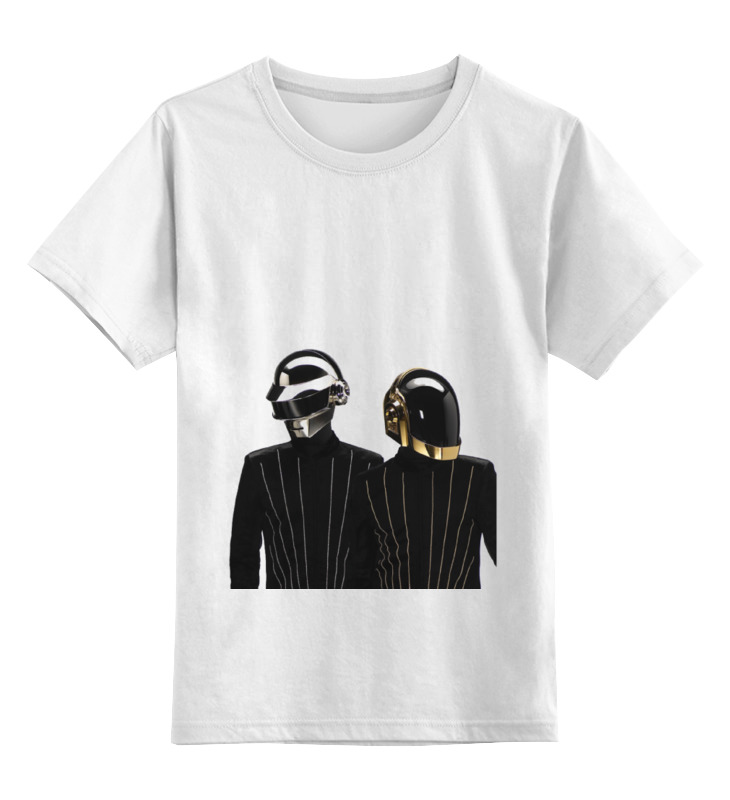 

Футболка детская Printio Daft punk - electoma цв. белый р. 116, Daft punk - electoma