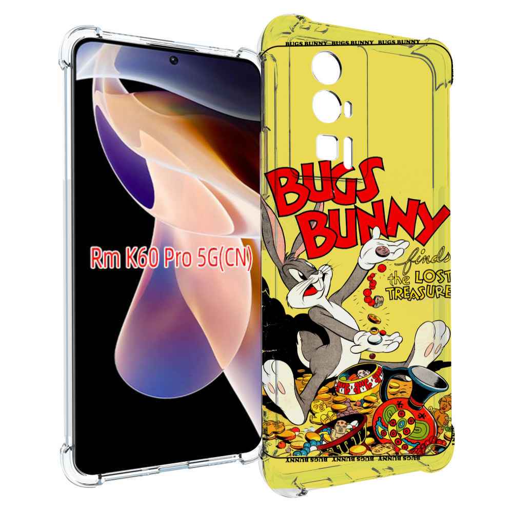 

Чехол MyPads бакс-банни-и-еда для Xiaomi Redmi K60 Pro, Прозрачный, Tocco