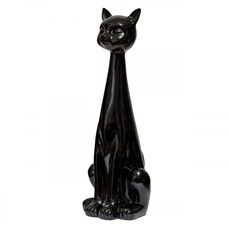 фото Декоративная статуэтка "черный кот", выс.54см jing day enterprise