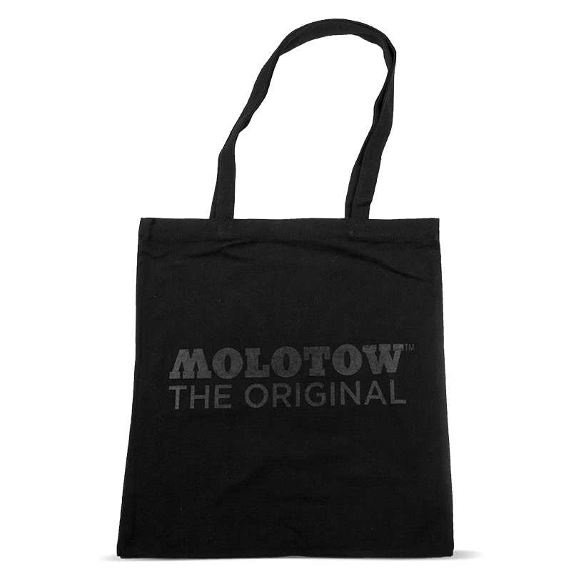 Сумка шоппер унисекс Molotow Can Bag 800792, черный