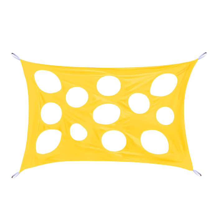 Развлекательная игра Сыр-паутинка, размер 100 ? 150 см, цвет жёлтый