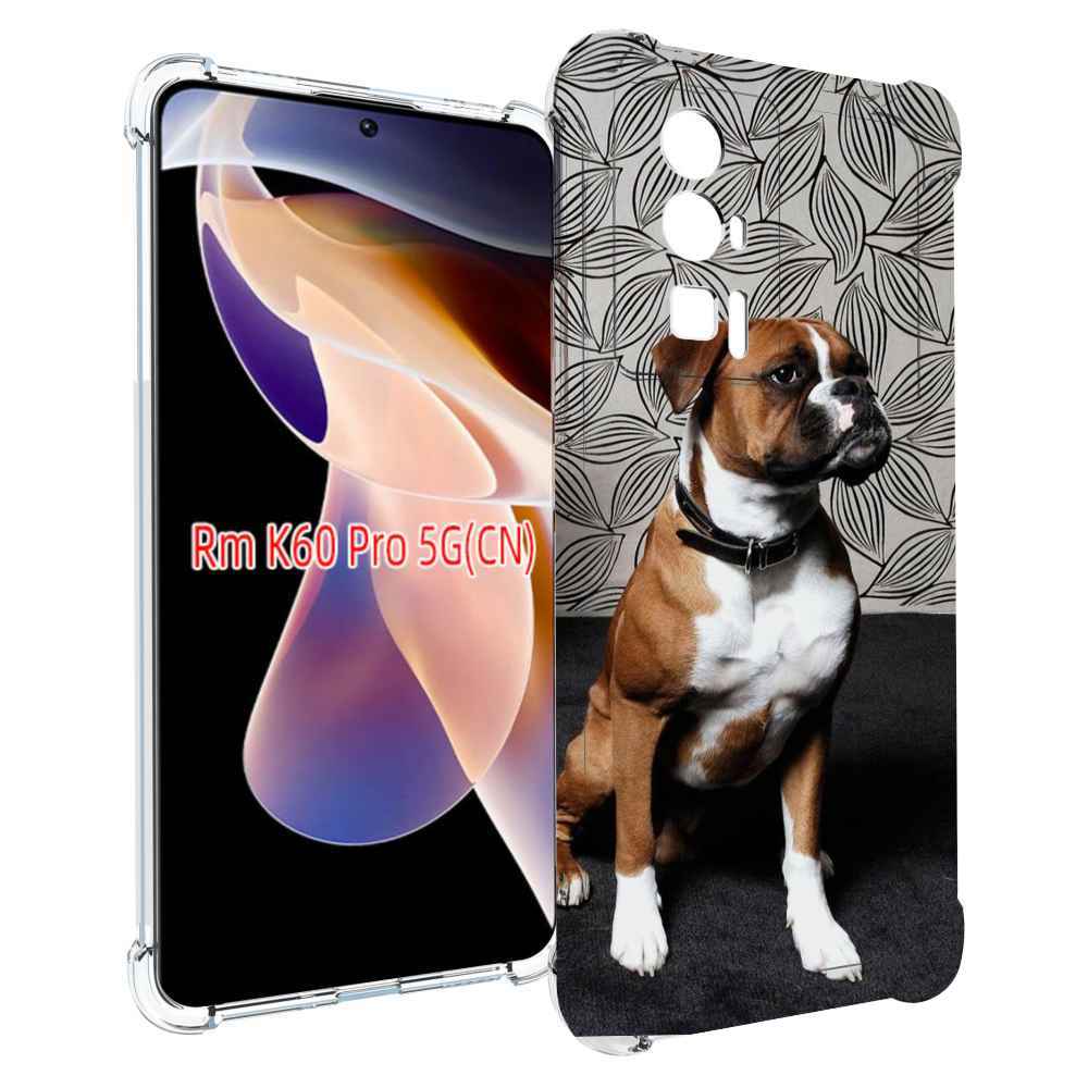 

Чехол MyPads боксер собака для Xiaomi Redmi K60 Pro, Прозрачный, Tocco