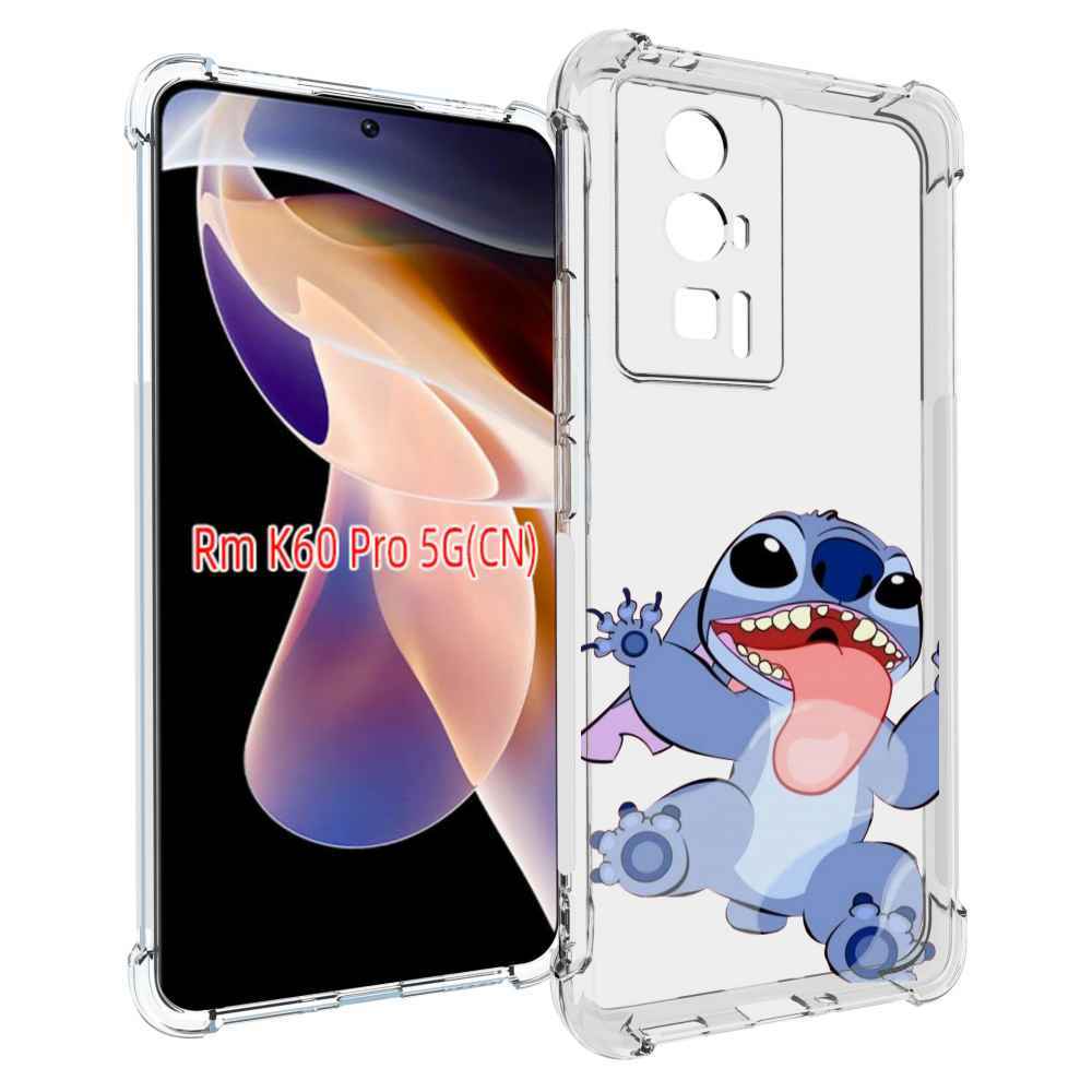 

Чехол MyPads большой-стич для Xiaomi Redmi K60 Pro, Прозрачный, Tocco