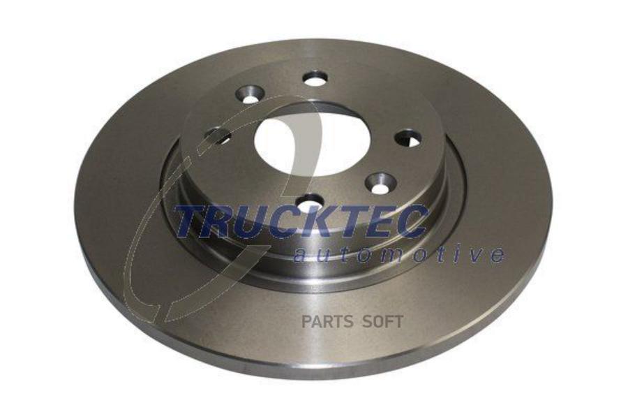 Тормозной диск 259 x 12 mm / 4 (vorne, voll) TRUCKTEC AUTOMOTIVE 0235551