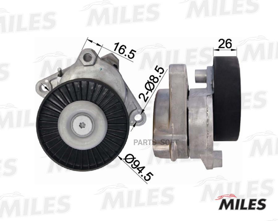 

MILES AG00038 Ролик ремня приводного MB W210/W211/W639 M112/113 1шт