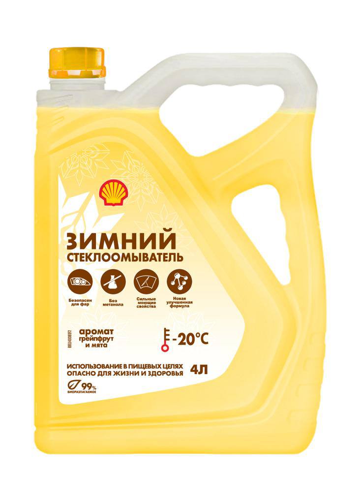 

Зимний Стеклоомыватель Shell - 20С Грейп Мята Limited