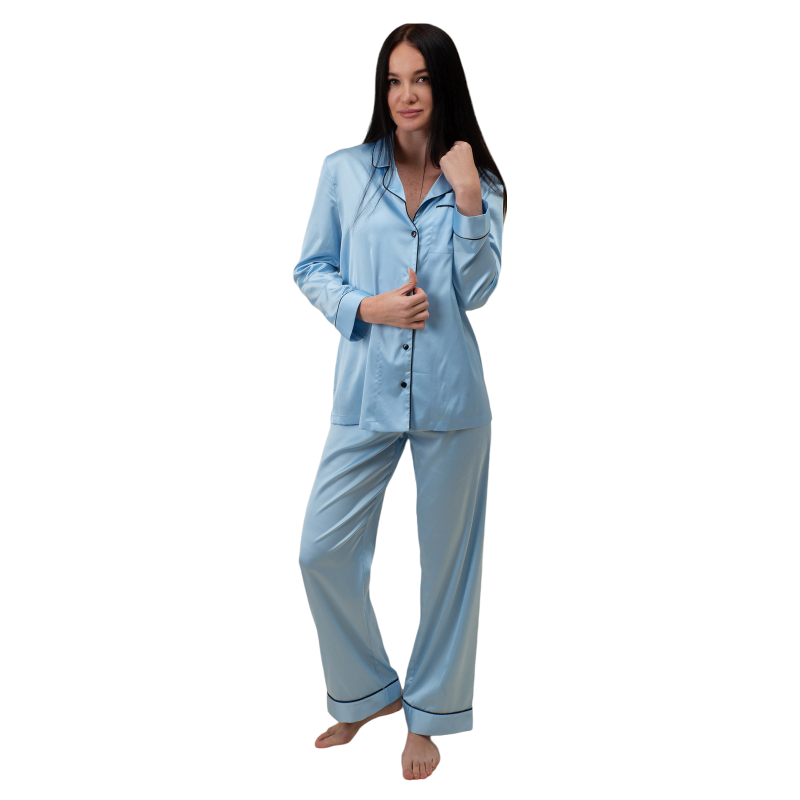 

Пижама женская Nicole Home Уют Голубая S, Уют